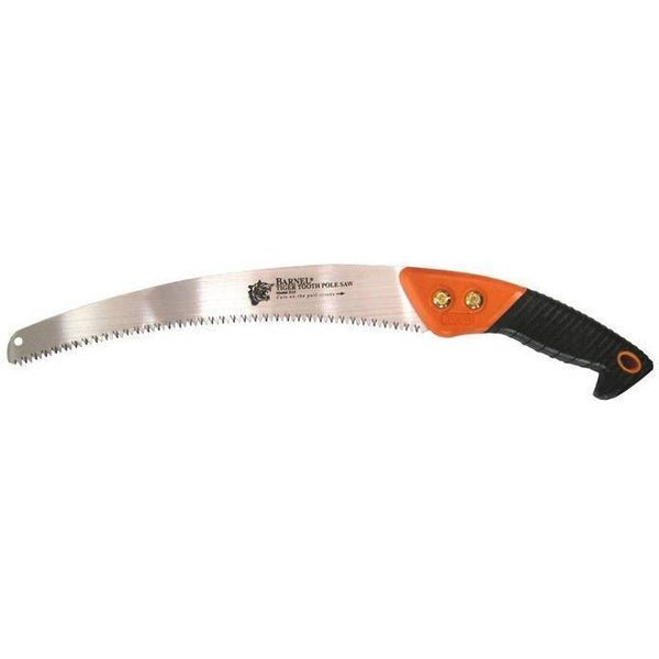 Curved Blade Pruning Saw With Orange And Black Handle