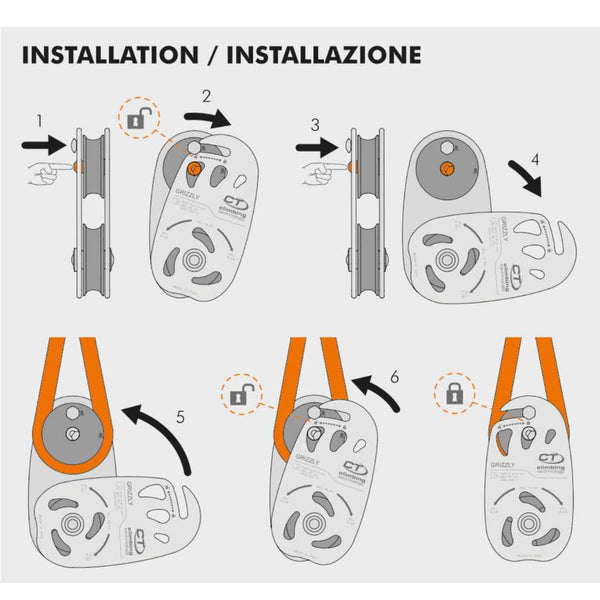 CTE Grizzly Rigging Pulley Installation Diagram