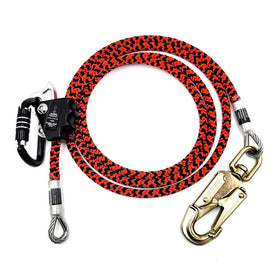ELC 1/2' Wire Core Lanyard Combo With A Steel Swivel Snap Hook
