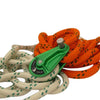 ISC Compact Rigging Pulley on a pile of ropes