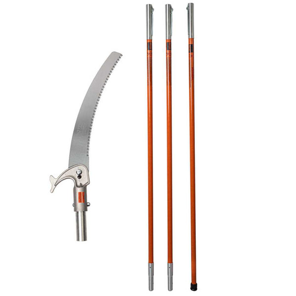 Notch 18’ Pole Saw Set with 15” Blade Orange