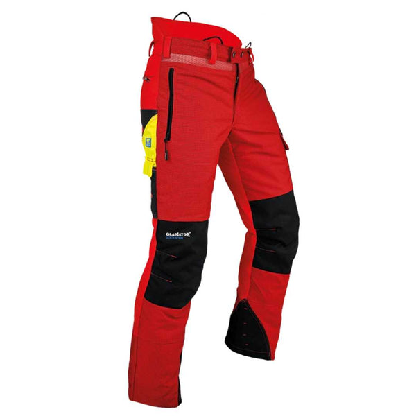 Pfanner Gladiator Ventilation Chainsaw Pants Red
