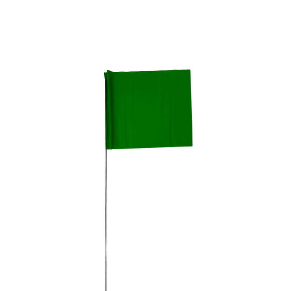 Presco Stake Flags (100 Pk) Green Glo