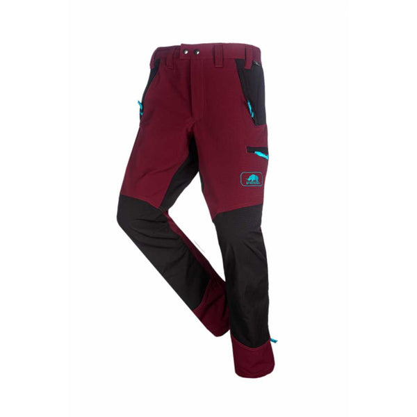 SIP Protection, Gecko Tree Climbing pant BURGUNDY RED dynamic