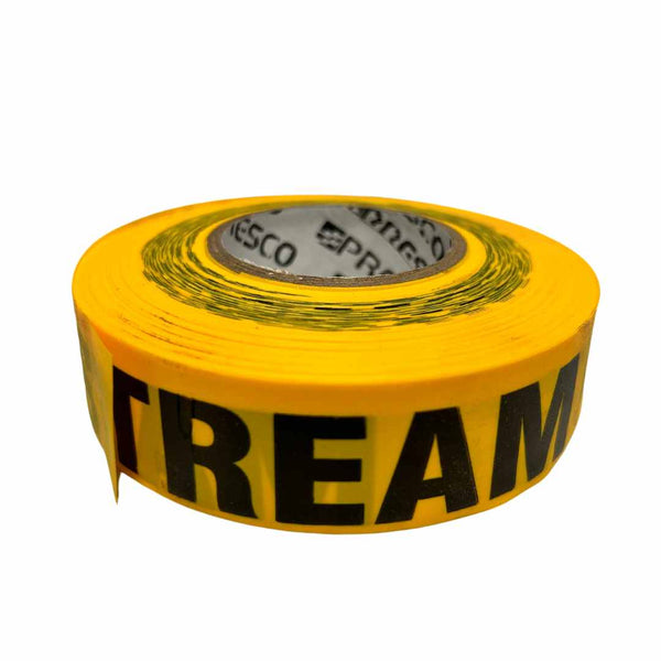 Presco Polar Glo Premium Flagging Tape - Stream Yellow