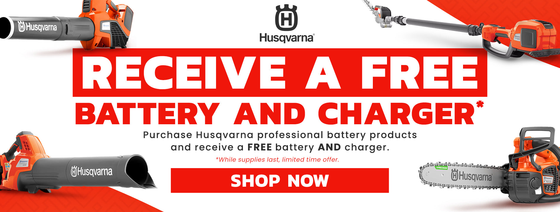 Tas husqvarna battery offer sep 2024 desk banner 1