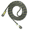 Teufelberger KMIII Lanyard - 12' - Black with yellow tracer