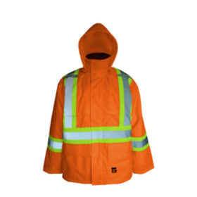Viking Journeyman 420D Orange Insulated Rain Jacket