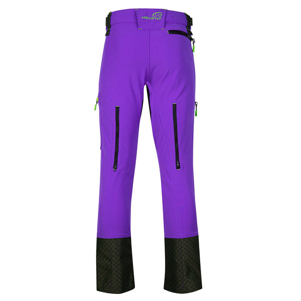 Arbortec Freestyle Chainsaw Pants Type C Purple Back View