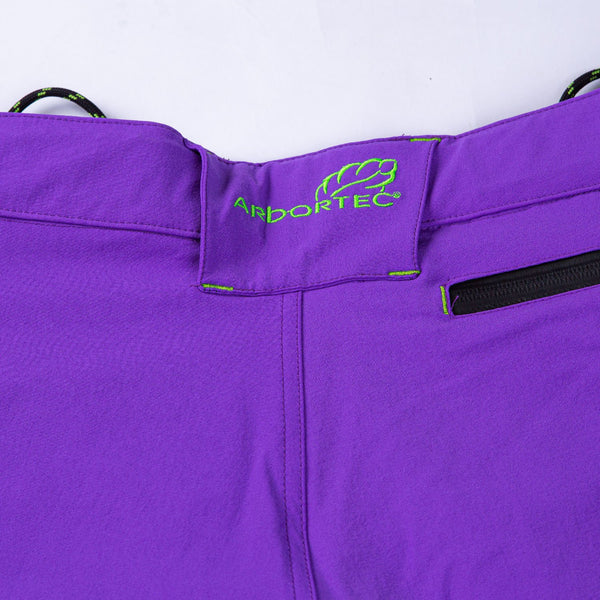 Arbortec Freestyle Chainsaw Pants Type C Purple Closeup Back