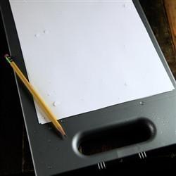 Metal Field Desk, With Pencil