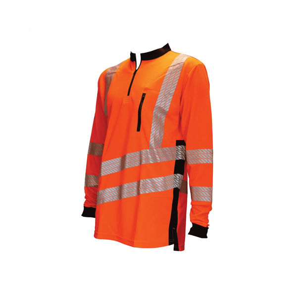 Arbortec Treehog Long Sleeved HV Orange T-Shirt Class 2
