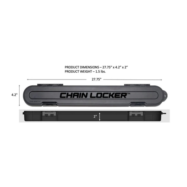 Chain Locker - Product Dimensions 27.75