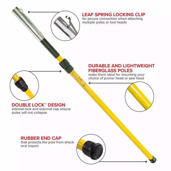 Jameson Double Lock™ Telescoping Pole Kit, 6-12 ft