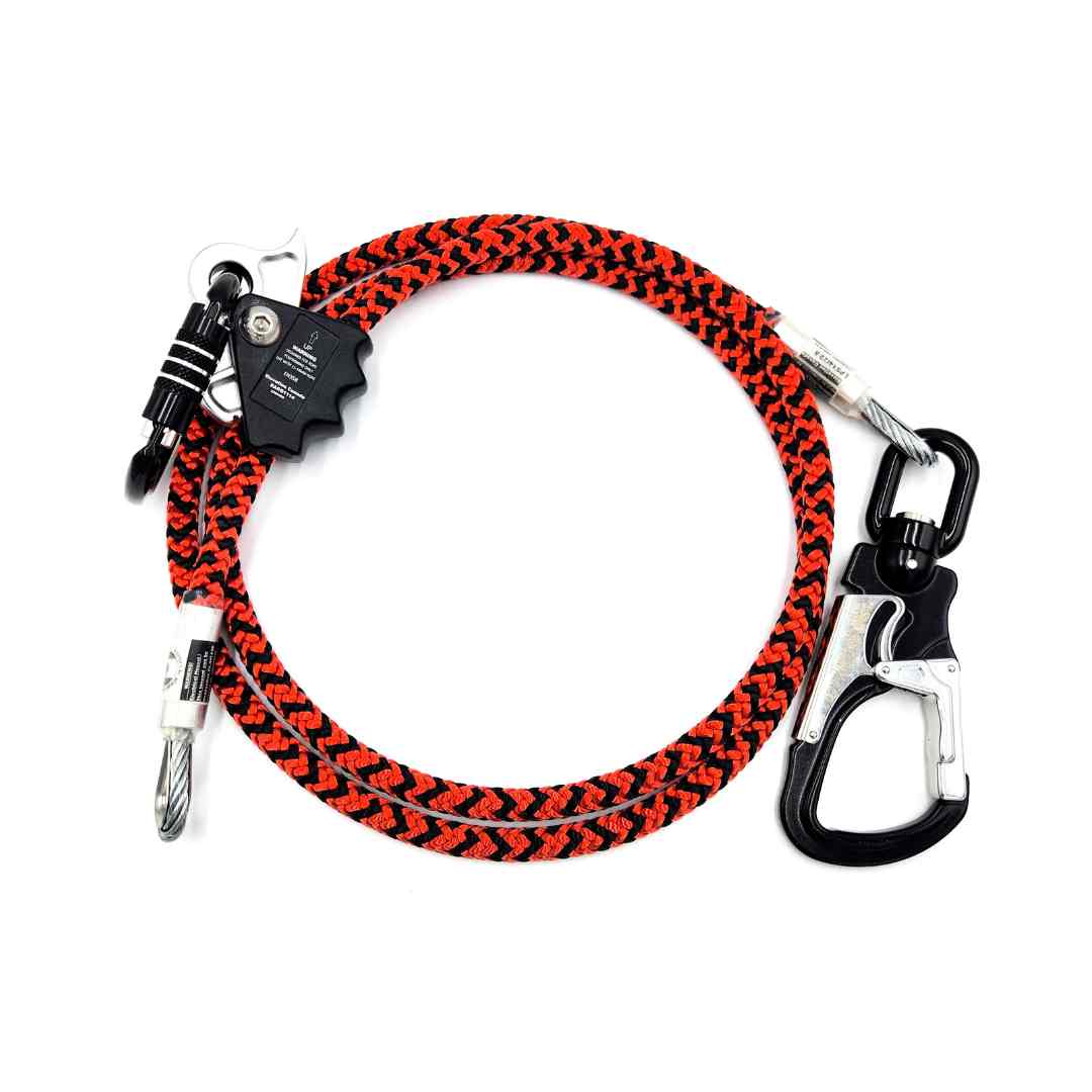 ELC 1/2 Wire Core Lanyard Combo With An Aluminum Swivel Snap Hook