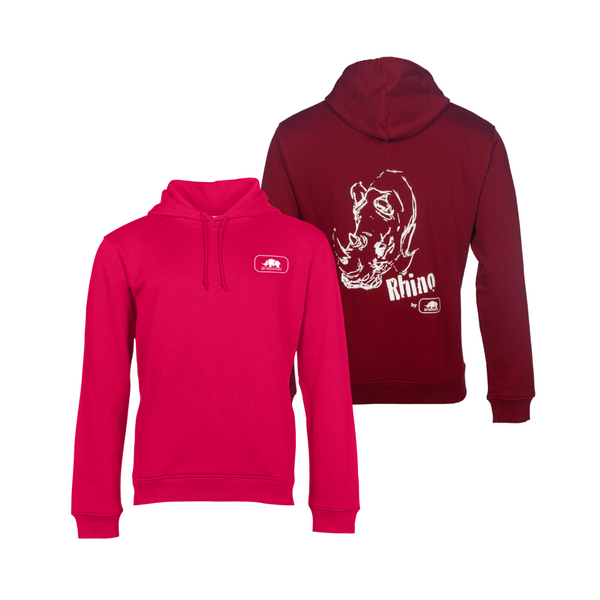 Limited Edition SIP Protection Rhino Hoodie Pink & Burgundy