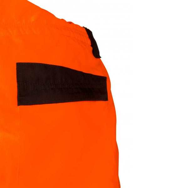 SIP Protection BasePro HV Chainsaw Pants Hi-Vis Orange/Black Back Pocket