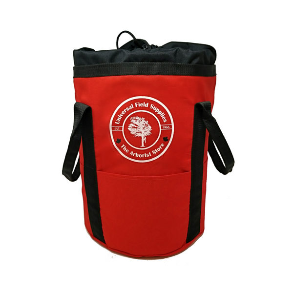 TAS Rope Bag with External Pockets Red Front