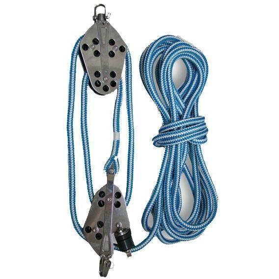 A Block And Tackle Set, Seen With Bluestreak Rope