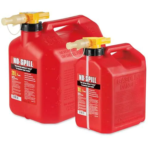 No Spill Gas Safety Cans