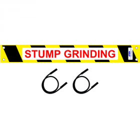 Stump Grinding Sign  Kit for  STEIN Modular Guarding System
