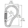 Large Steel Carabiner Technical Specifications